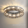 Smokey Crystal Pendant Luxury Modern Ceiling Lamp